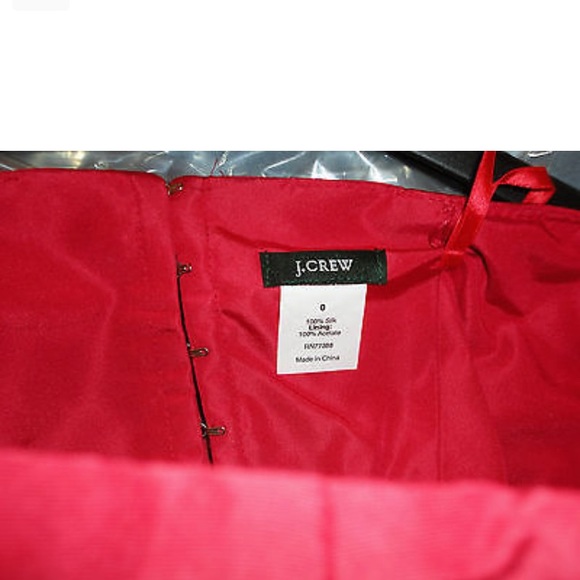 J Crew silk faille dress- nwot - Picture 5 of 5